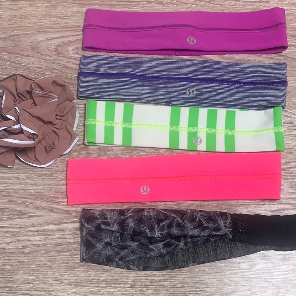lululemon athletica Pink and Purple Hair Accessories Moisture-Wicking